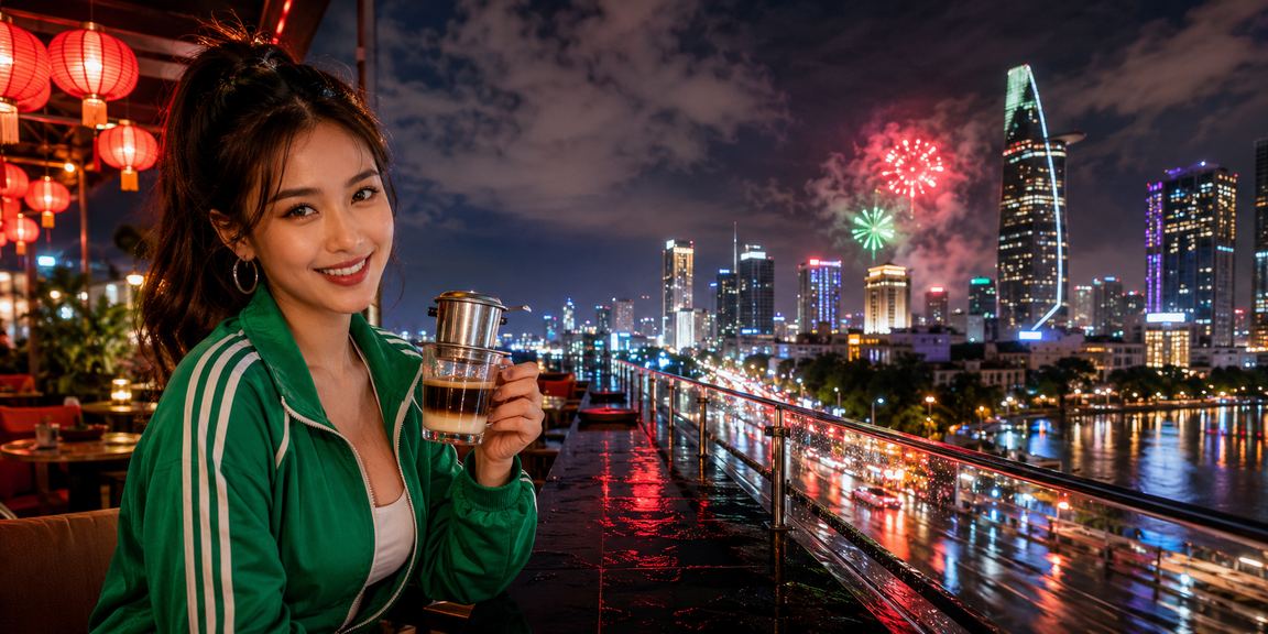 Người dùng tại TP.Hồ Chí Minh thưởng thức cà phê và đặt cược trực tuyến qua điện thoại